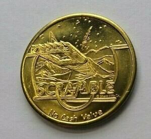 Scramble Arcade Promo Video Game 1982 Worlds Fair Expo Stern Retro Gaming Token